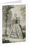 A lady in the dress of the year 1765. England, 1765 by Unknown