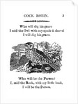 Page from The Death and Burial of Cock Robin by Anonymous