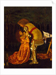 St. George's cabinet with scenes from the Legend of St. George by William Morris