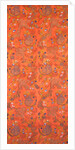 Dress fabric with floral and fruit motifs by Unknown