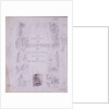 Draft Title Page for The Adventures of Oliver Twist by George Cruikshank