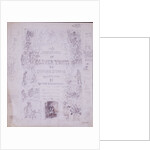 Draft Title Page for The Adventures of Oliver Twist by George Cruikshank