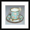 Chocolate cup and saucer by William Billingsley