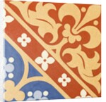 Encaustic tile. England, mid-19th century by Anonymous