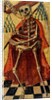 Death wearing a cardinal's hat and matellata. Italy, 16th century by Antonio Cicognara