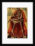 Death wearing a cardinal's hat and matellata. Italy, 16th century by Antonio Cicognara