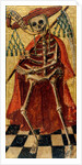 Death wearing a cardinal's hat and matellata. Italy, 16th century by Antonio Cicognara