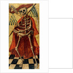 Death wearing a cardinal's hat and matellata. Italy, 16th century by Antonio Cicognara