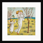 Mother and children by Kate Greenaway