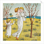 Mother and children by Kate Greenaway
