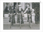 Three Women on Bikes by Unknown