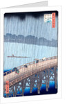 Sudden Shower at Ohashi Bridge by Utagawa Hiroshige I