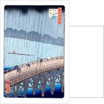 Sudden Shower at Ohashi Bridge by Utagawa Hiroshige I