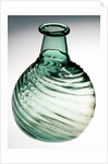 Green Glass Flask. England, 1580-1620 by Unknown