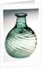 Green Glass Flask. England, 1580-1620 by Unknown