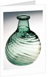 Green Glass Flask. England, 1580-1620 by Unknown