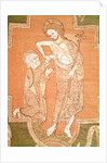 The Syon Cope, detail showing  St Thomas Placing His  Fingers in Christ's Wounds. England, early 14th century by Anonymous