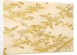 Cherry blossoms and squares paper by Unknown