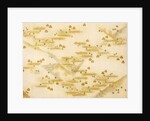 Cherry blossoms and squares paper by Unknown