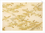 Cherry blossoms and squares paper by Unknown