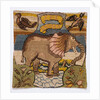 Elephant, from the Oxburgh Hanging by Mary Queen of Scots