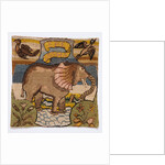 Elephant, from the Oxburgh Hanging by Mary Queen of Scots
