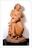 Peasant woman nursing her baby by Jules Dalou