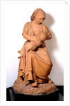Peasant woman nursing her baby by Jules Dalou