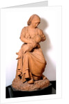 Peasant woman nursing her baby by Jules Dalou