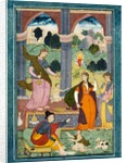 Group of ladies and men in European costume by Unknown