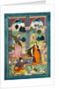 Group of ladies and men in European costume by Unknown