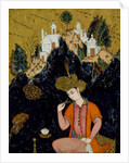 Persian prince seated on throne. India, 1600 by Unknown
