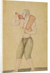 Wrestler with Indian clubs by Hunhar