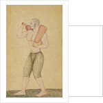 Wrestler with Indian clubs by Hunhar
