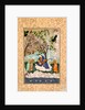 Prince playing a long-necked lute. Hyderabad, India, mid-18th century by Unknown