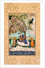 Prince playing a long-necked lute. Hyderabad, India, mid-18th century by Unknown