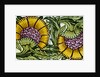 Sunflowers, tile design by William Frend De Morgan