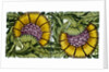 Sunflowers, tile design by William Frend De Morgan