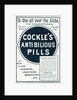 Advertisement for Cockle's Anti-Bilious Pills by Anonymous