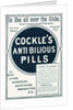 Advertisement for Cockle's Anti-Bilious Pills by Anonymous