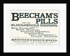 Advertisement for Beecham's Pills by Anonymous
