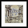 Perspective views of a railway station by Unknown