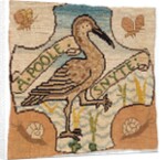 A Poole Snyte from the Oxburgh Hanging by Mary Queen of Scots