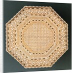 Small table, octagonal top with eight legs. India, 1881 by Unknown