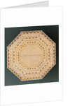 Small table, octagonal top with eight legs. India, 1881 by Unknown