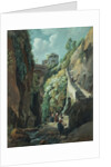View in the Island of Capri, with Women washing Clothes by Ramsey Richard Reinagle