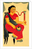 Woman smoking a hookah by Kali Charan Ghosh