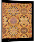Interlaced stars and rosettes textile by Unknown