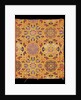 Interlaced stars and rosettes textile by Unknown