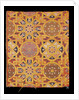 Interlaced stars and rosettes textile by Unknown